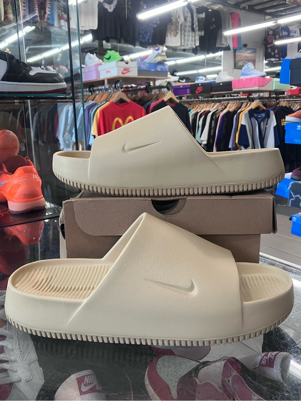 Nike Calm Slide Sesame Size 11